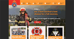 Desktop Screenshot of burnfund.org